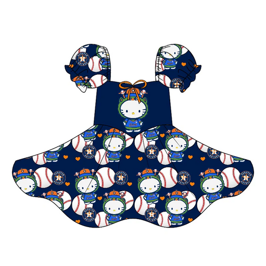 Deadline Feb 17 short sleeves baseball H girls team dresses