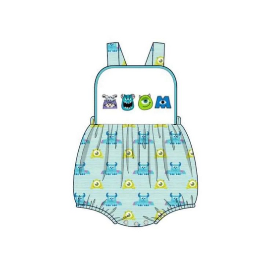 Deadline  Feb 18 straps monster baby kids romper