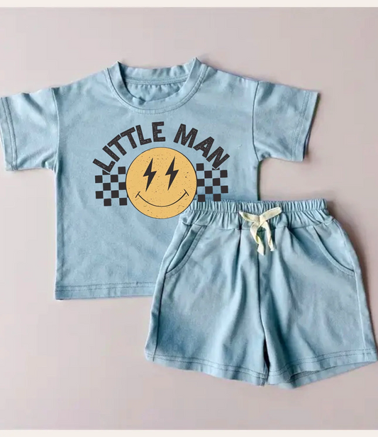 Deadline  Feb 18 little man smile top shorts boys clothes