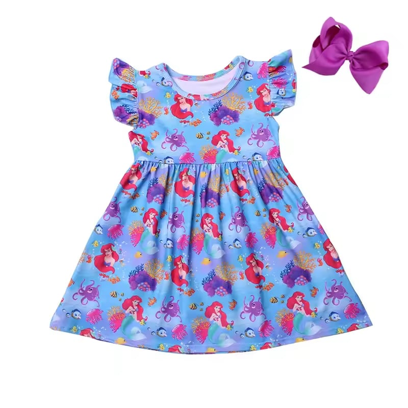 Deadline Feb 28 flutter sleeves princess baby girls dresses