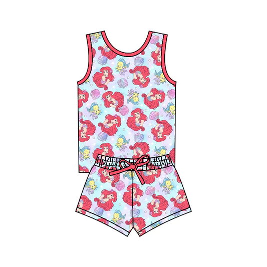 Deadline March 23 sleeveless princess top shorts girls clothes