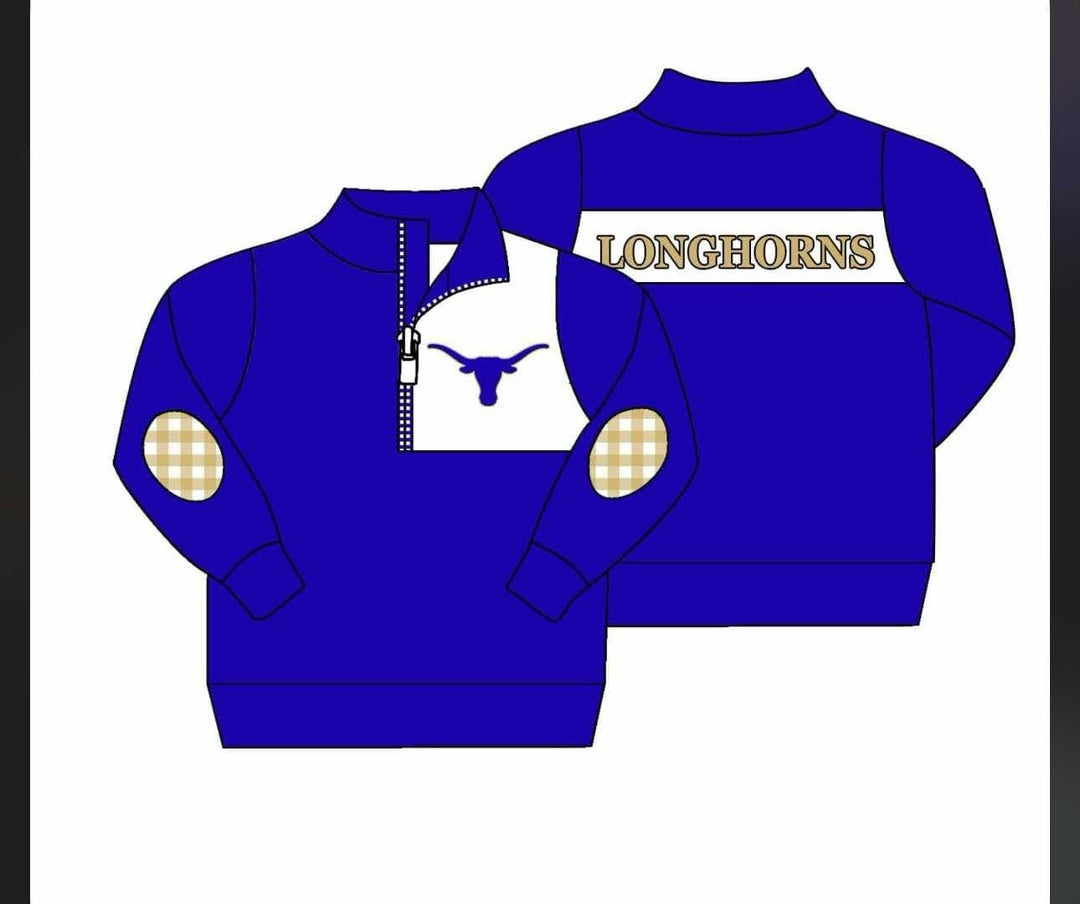 Deadline March 25 blue long sleeves plaid adult pullover