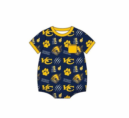 Deadline March 30  short sleeves K C baby boy romper