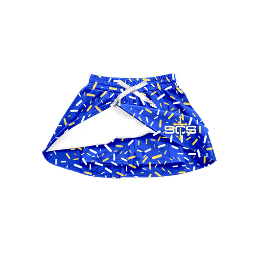 Deadline June 19 blue ice cream sprinkle S C S girls team skirt