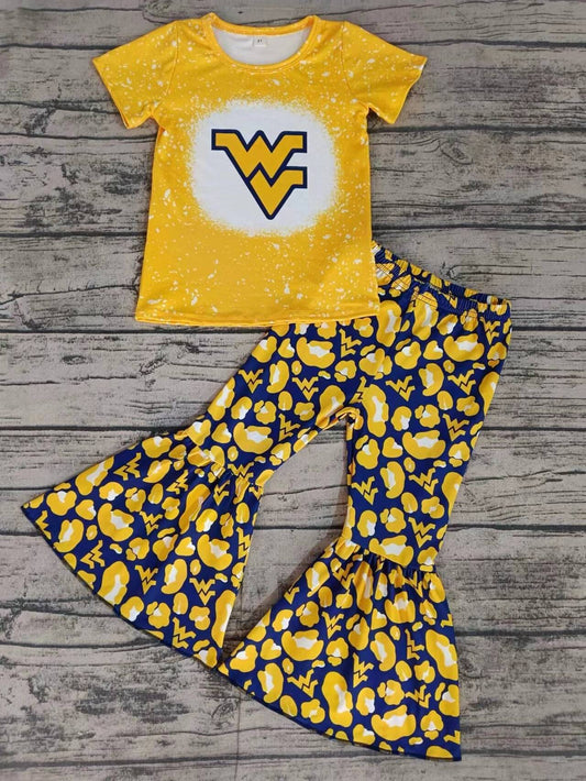 Deadline June 24 2025 W V bleached top leopard pants girls team clothes