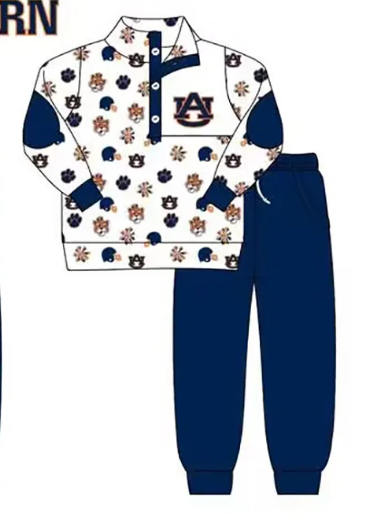 Deadline July 4 2025 A U pullover navy pants kids boys team outfits