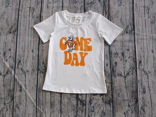 Deadline July 10 2025 Short sleeves T yellow game day girls team shirt