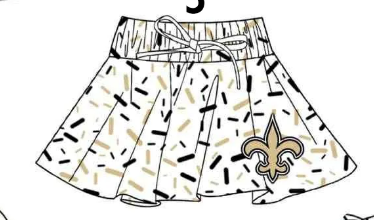 Deadline July 13 2025 khaki ice cream kids girls team skirt