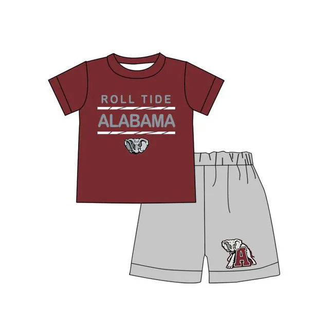 Deadline Aug 5 2025 A elephants top shorts boys team outfits
