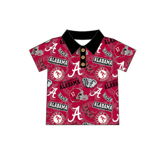 Deadline Aug 8 2025 short sleeves A elephant boys team polo shirt