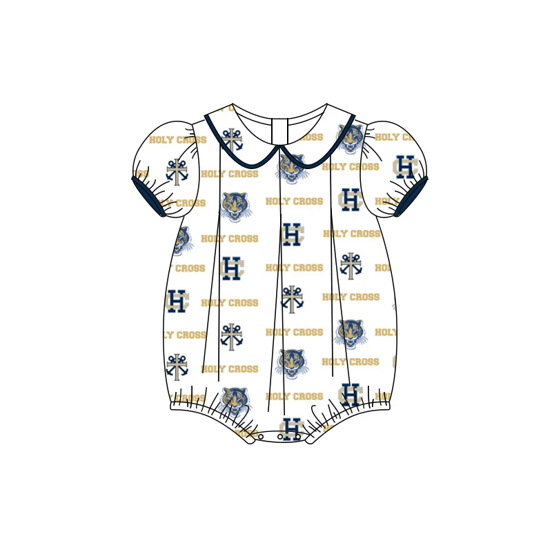 Deadline Aug 24 2025 short sleeves H C baby girls team romper