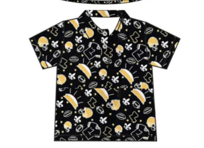 Deadline Aug 24 2025 black short sleeves football baby boys team polo shirt