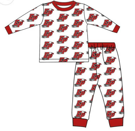 Deadline Aug 14 2025 long sleeves E P baby kids team pajamas