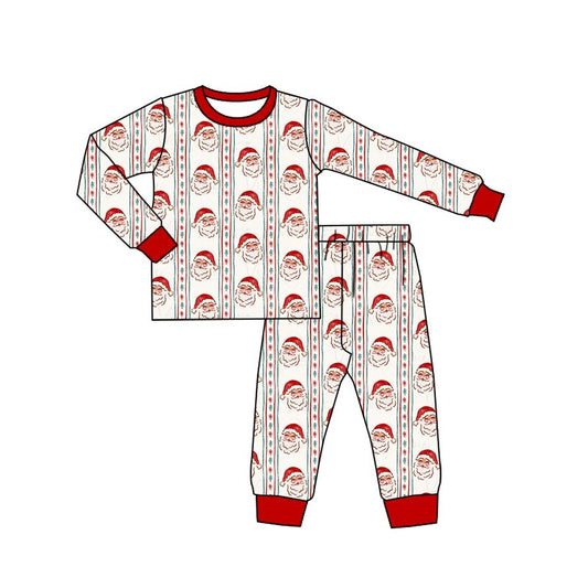 Deadline Aug 14 2025 long sleeves santa kids Christmas pajamas