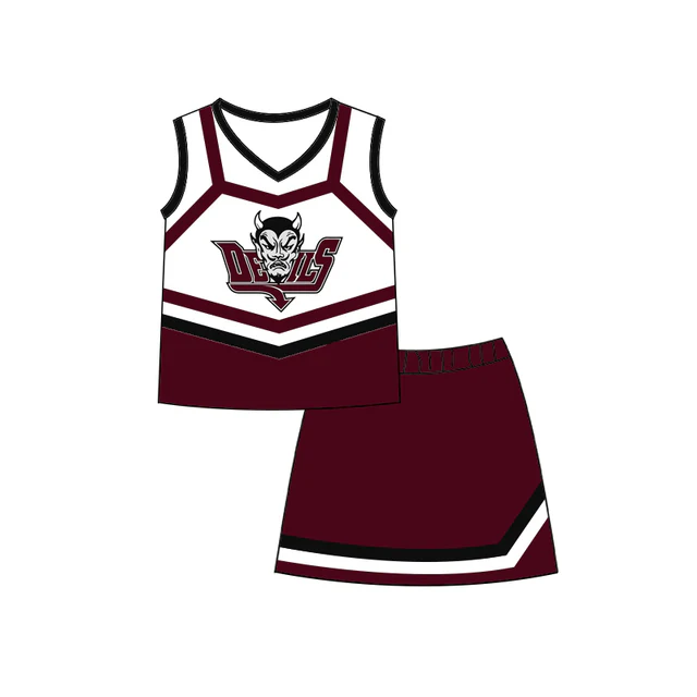 Deadline Aug 24 2025 sleeveless maroon top skirt girls team clothes