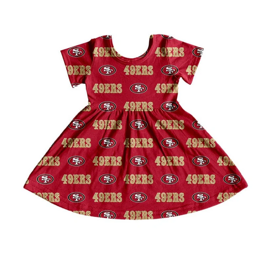 Deadline Sept 2 2025 short sleeves S F kids girls team dresses