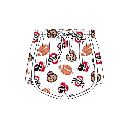MOQ 5 pcs O football kids girls summer team shorts