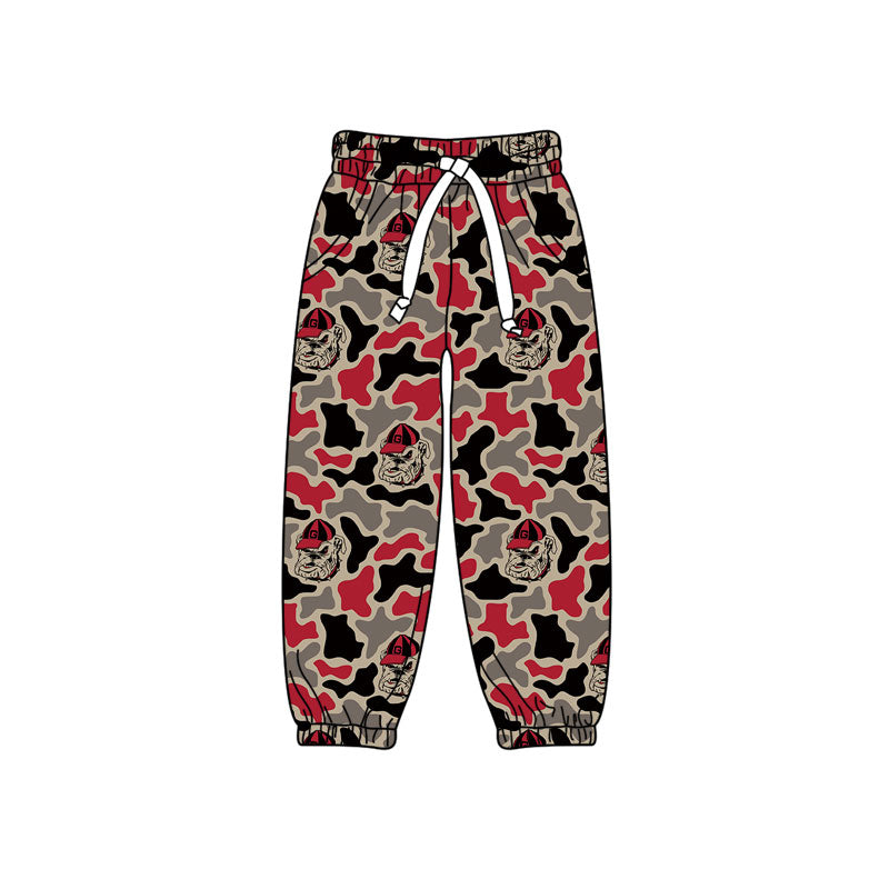 MOQ 5 pcs dog camo kids boys team pants