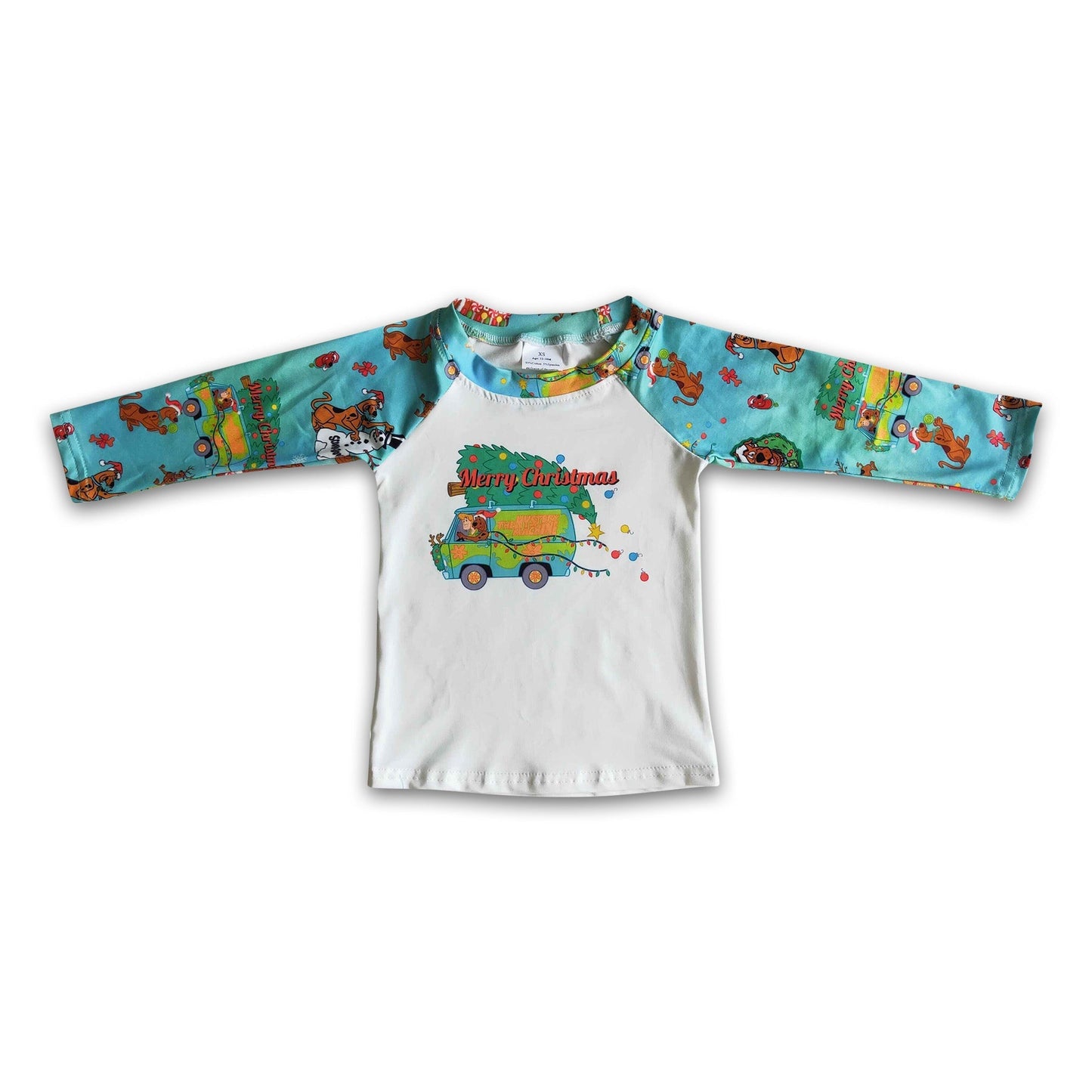Merry Christmas the mystery machine long sleeve shirt