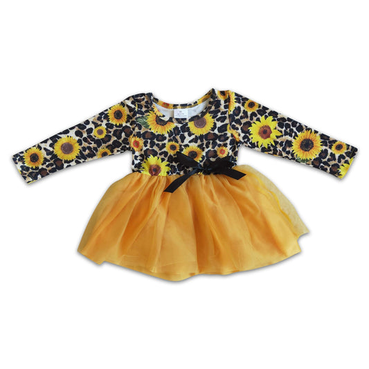 Girl Sunflowers Grenadine Dresses