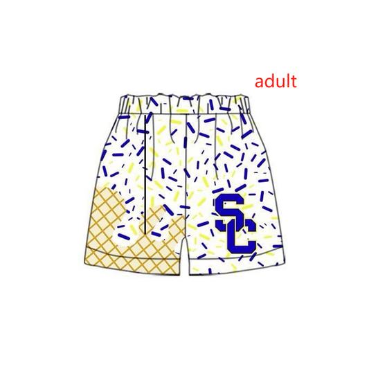 Deadline Jan 27 blue sprinkle S C adult men team shorts