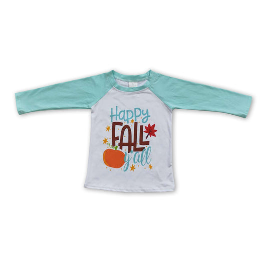 Happy Fall You All Pumpkin boy shirt