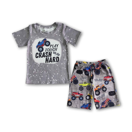 Play touch crash hard truck kids boy clothes