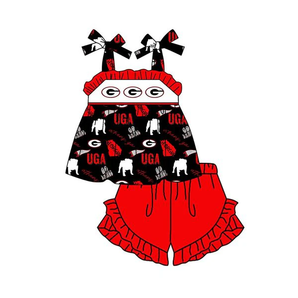 Deadline July 10 2025 straps G dog tunic shorts girls team outfits