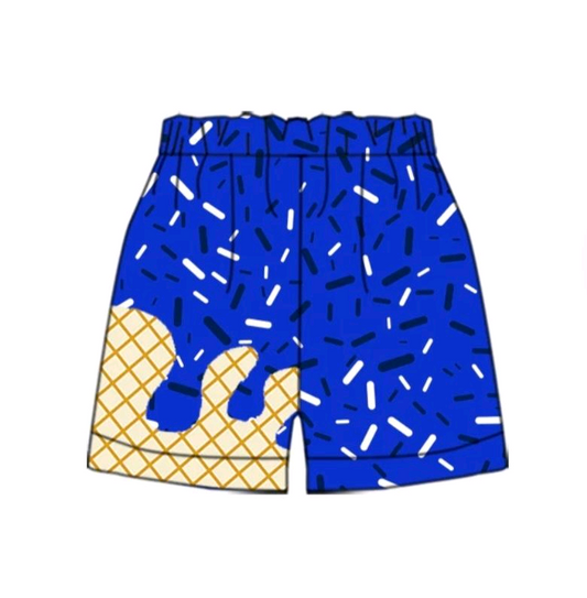Deadline Sept 2 2025 blue ice cream adult men team shorts