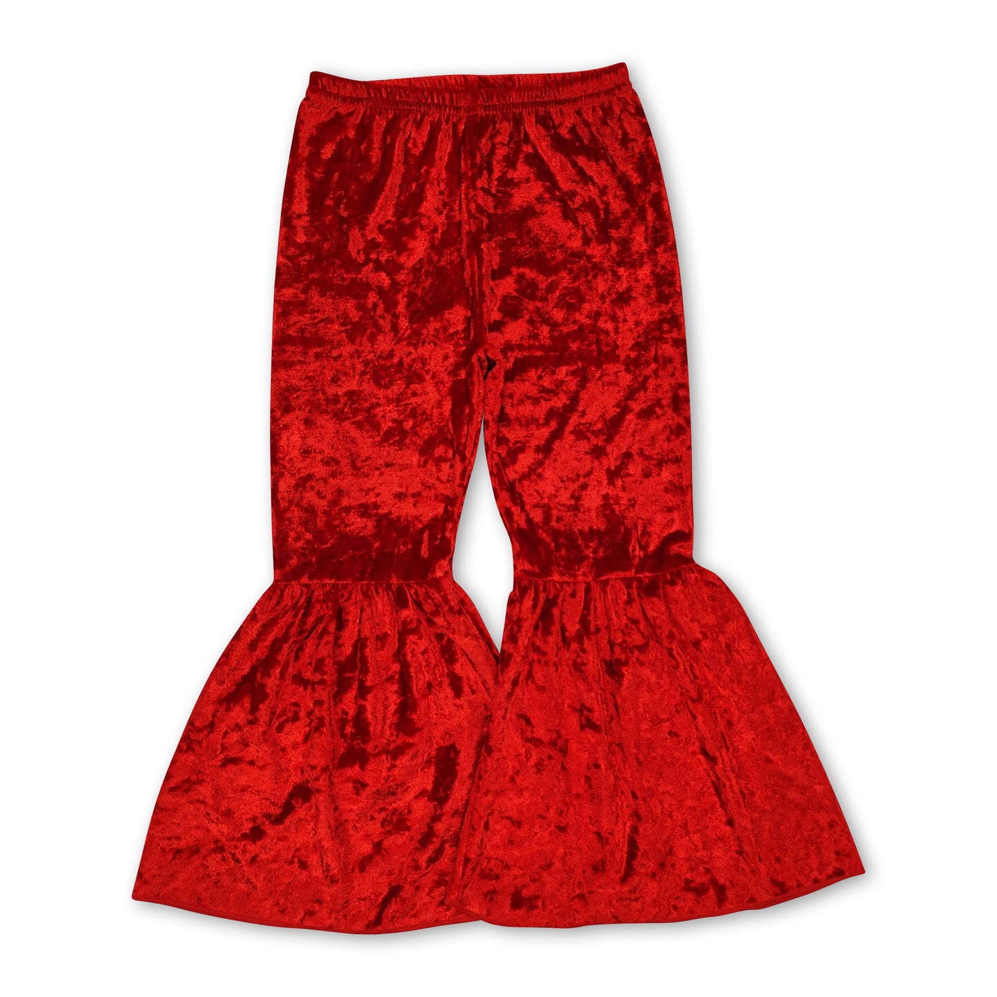 Red velvet baby girls Christmas pants