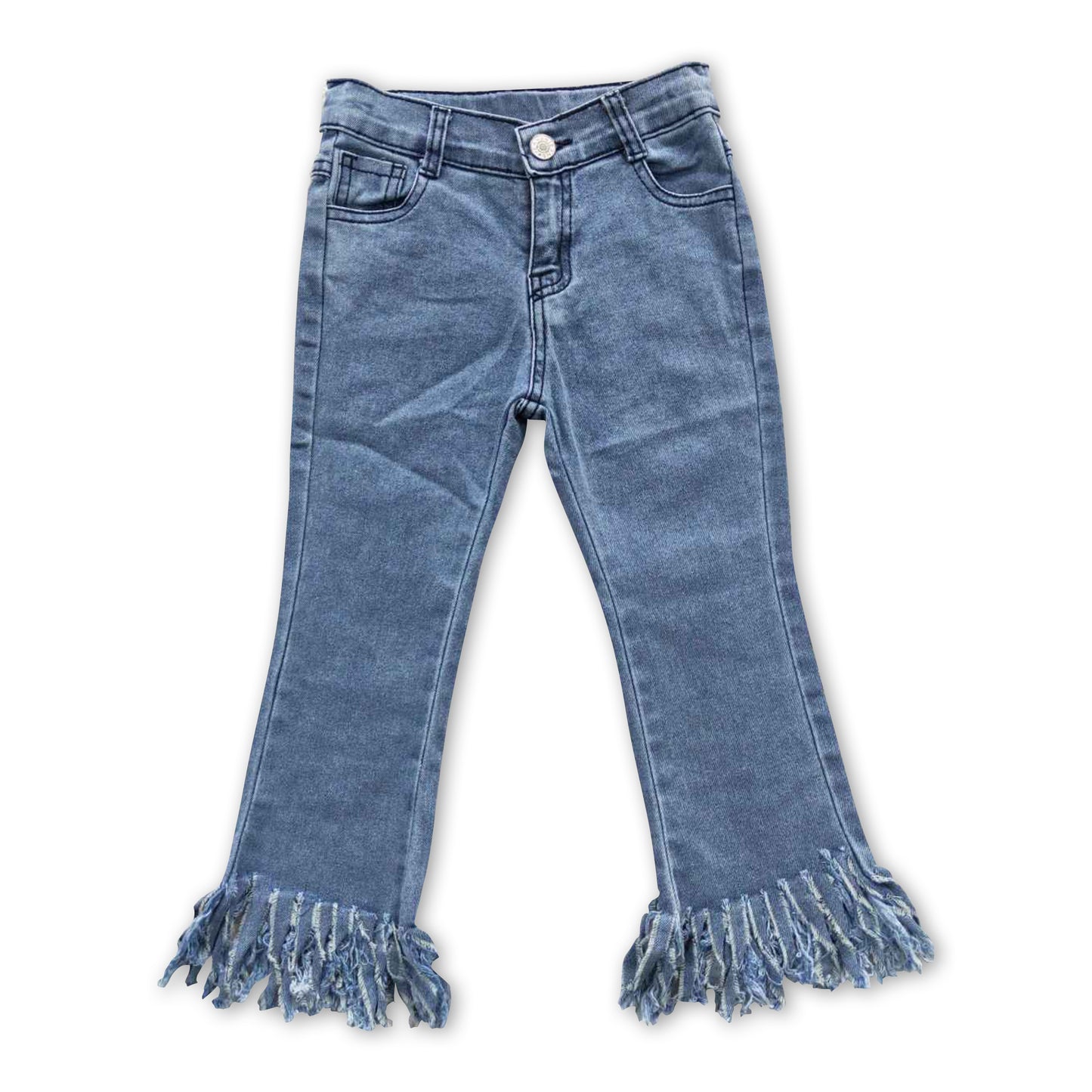 Girl Tassel denim pants