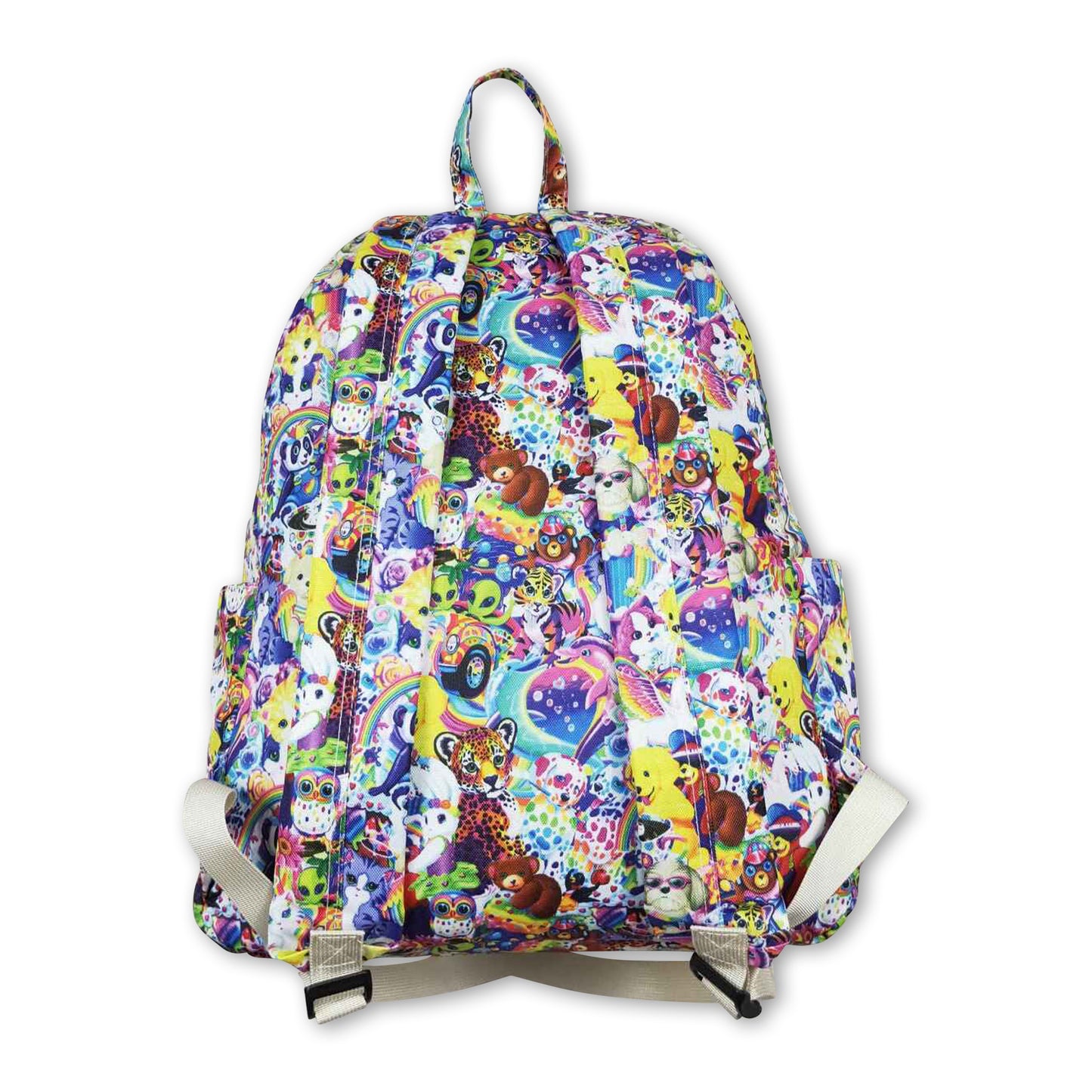 Colorful tiger kids girls back to school bags