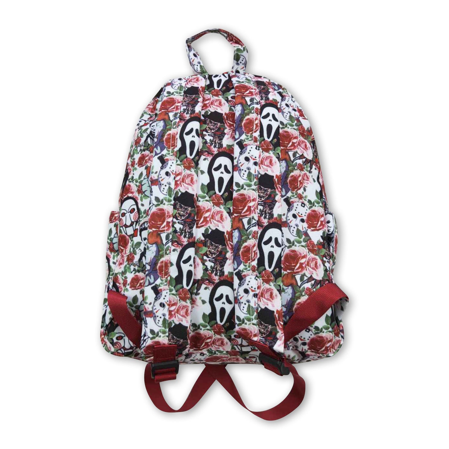 Scream floral kids Halloween back to school backpack