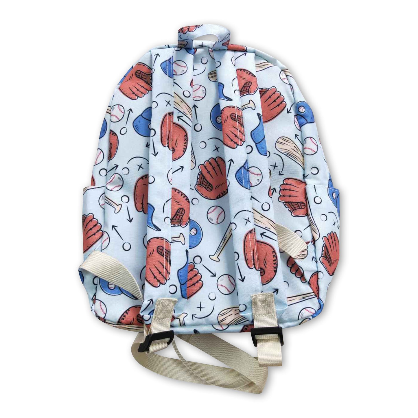 Baseball print kids packpack