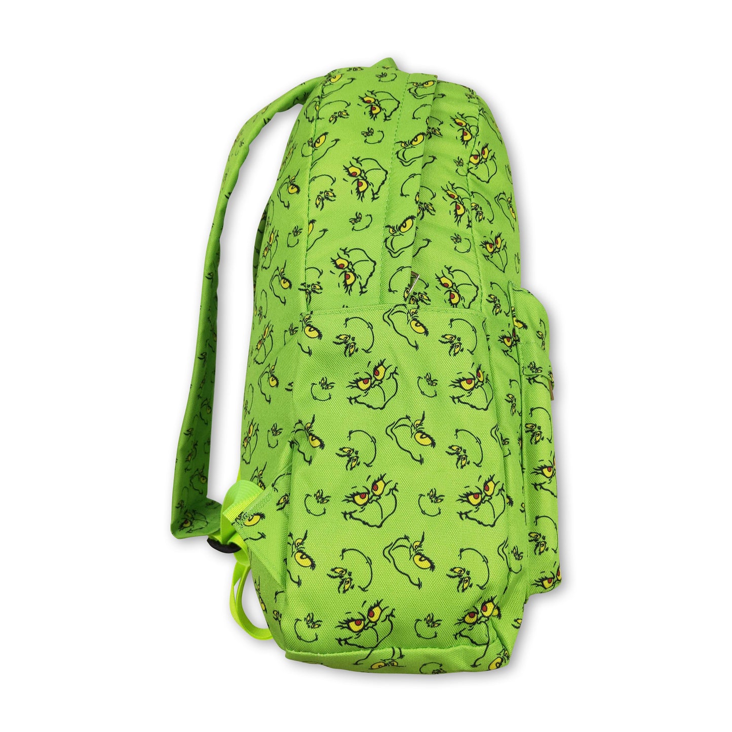 Green face kids Christmas backpack