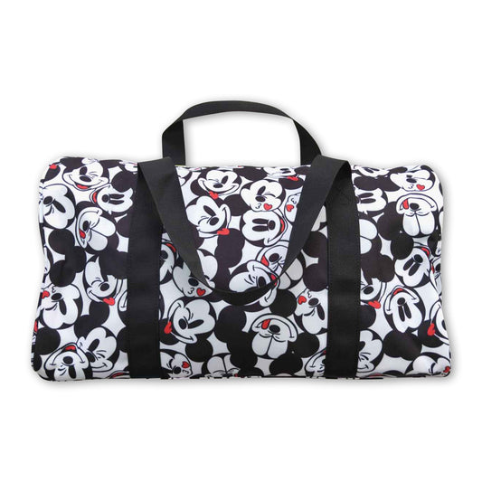 Heart black mouses girls travel bags