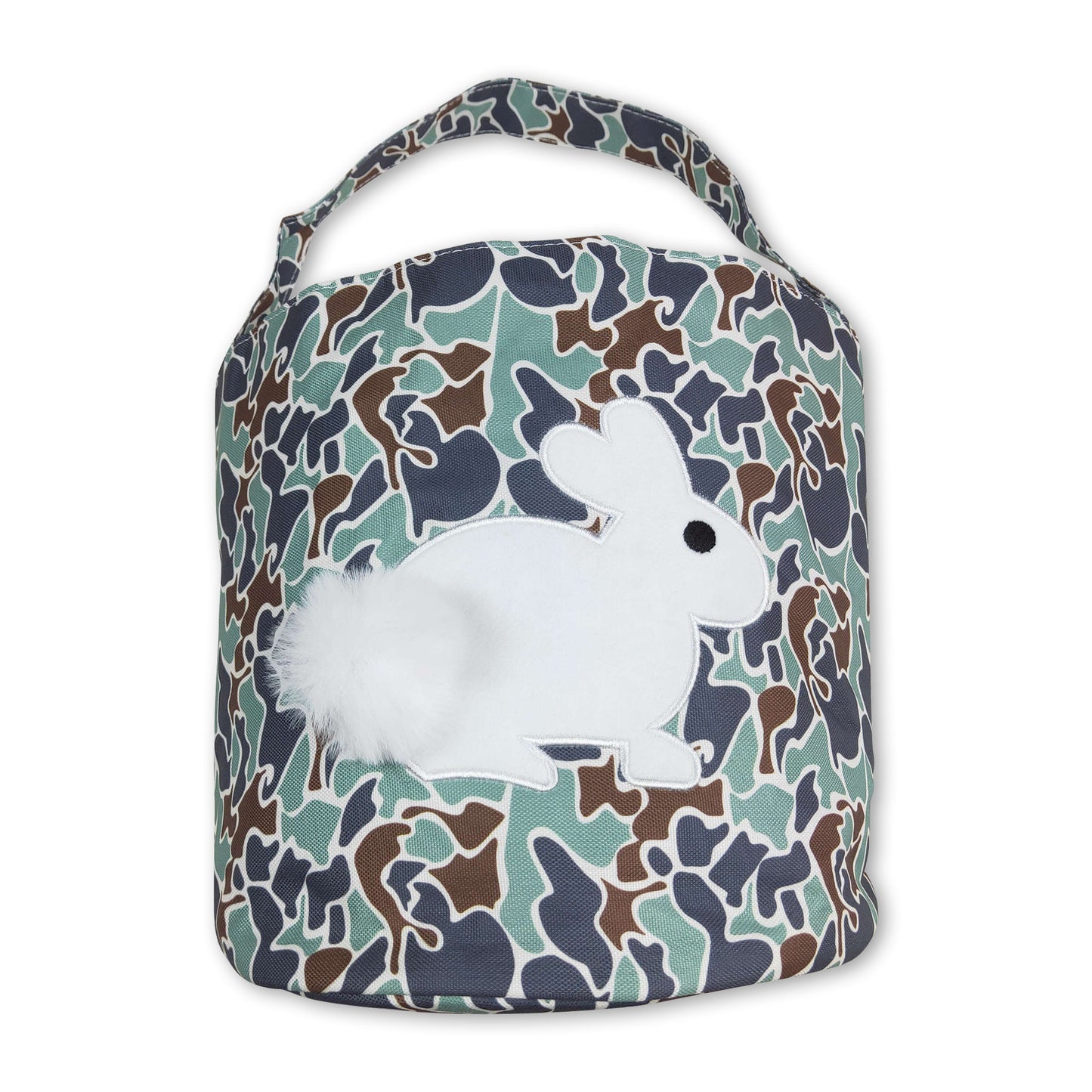 Rabbit camo kids boy easter basket