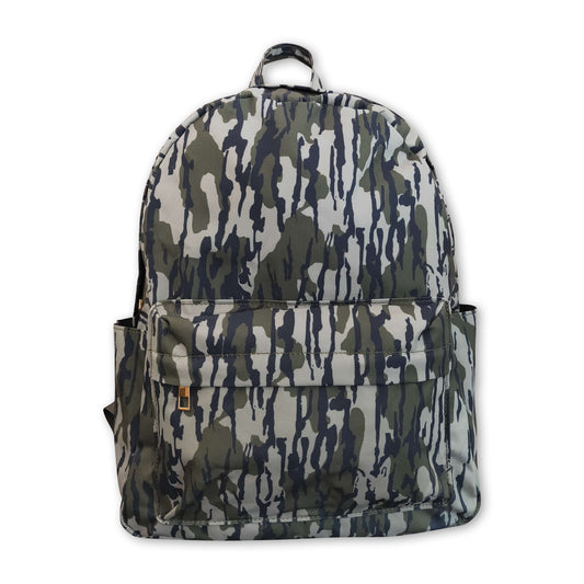 Olive camo hunting kids backpack ship from US