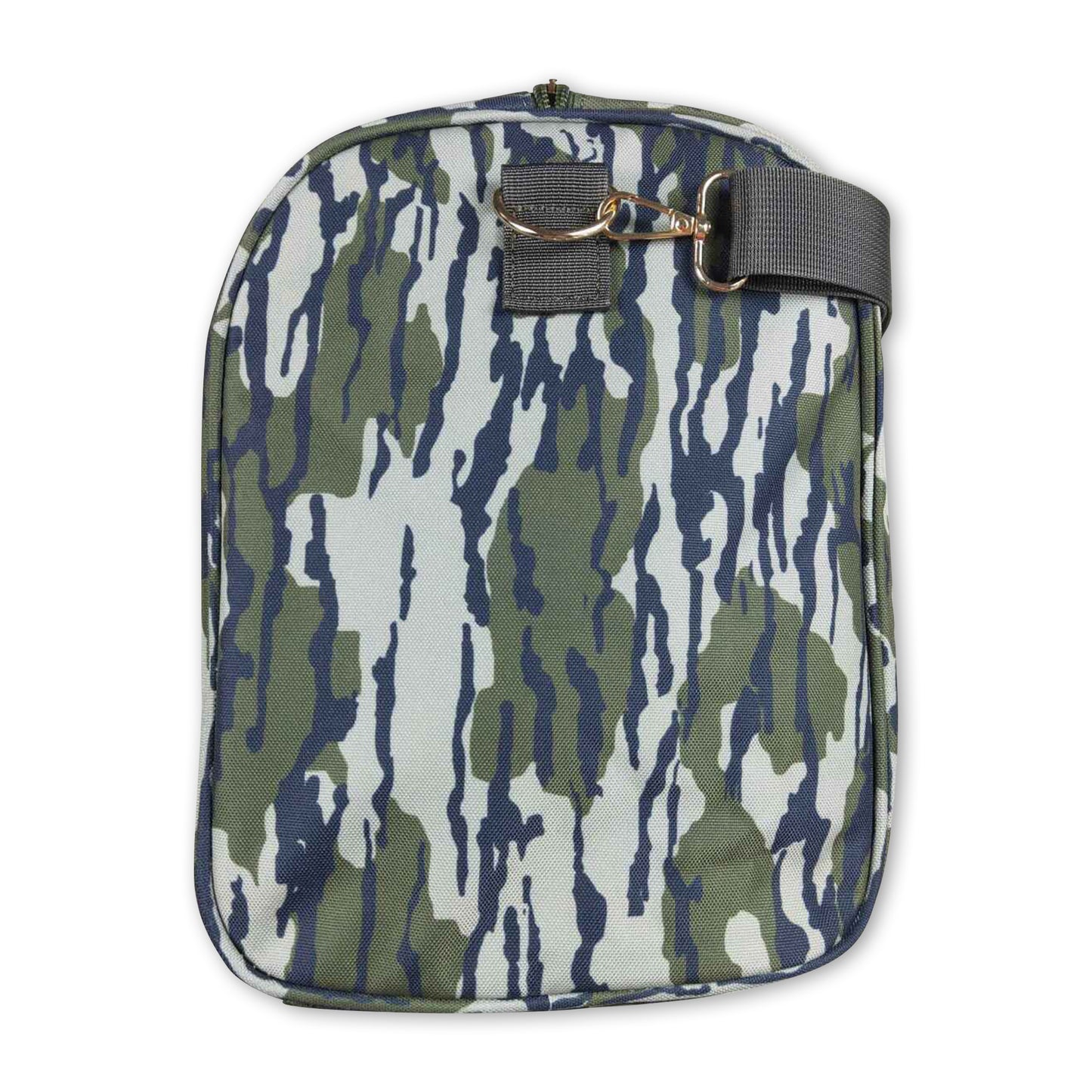 Olive camo hunting duffel bag