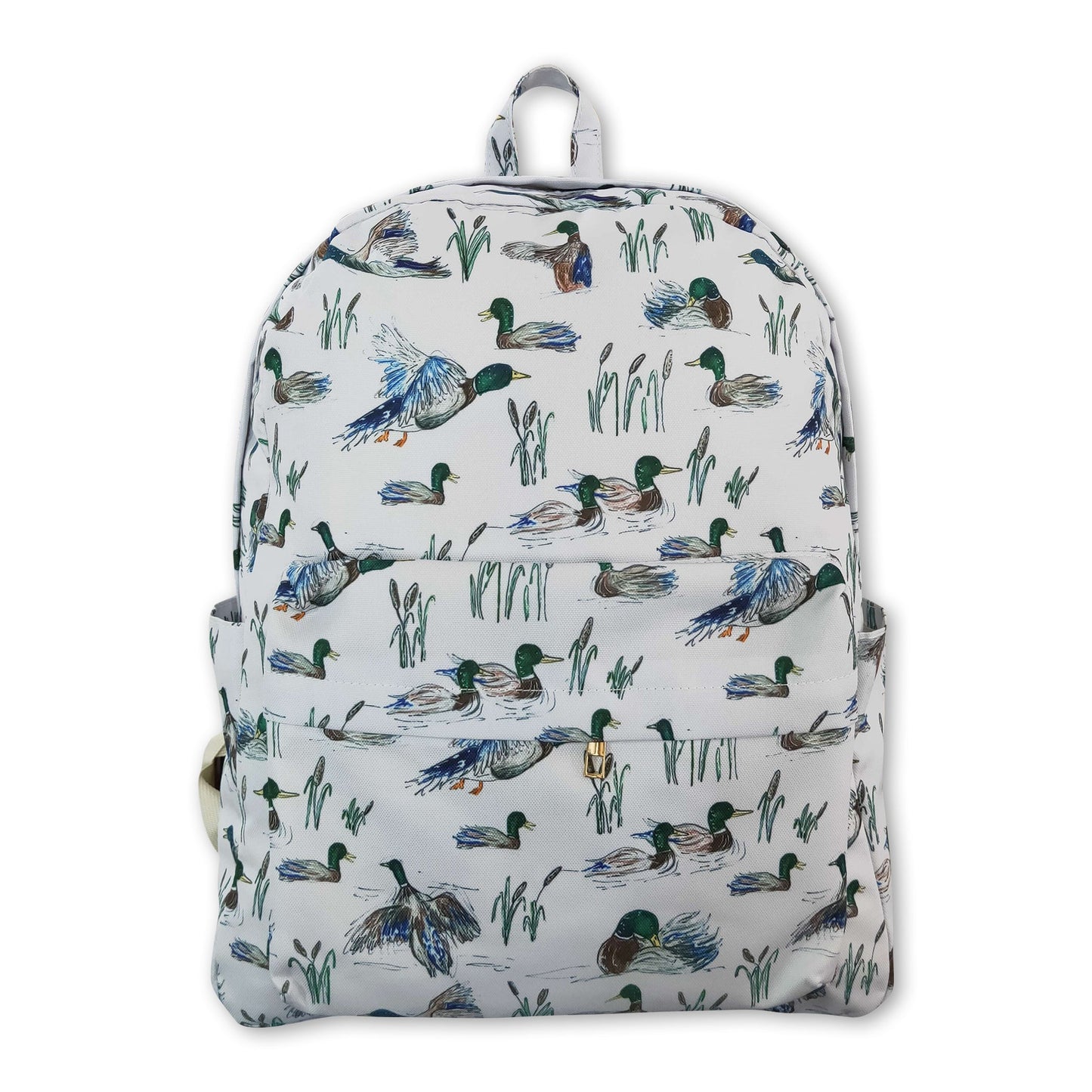 Grey duck kids boys backpack