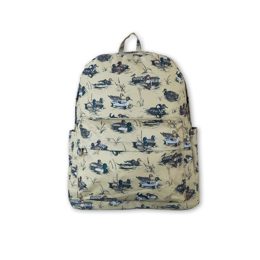 Brown duck kids boys backpack