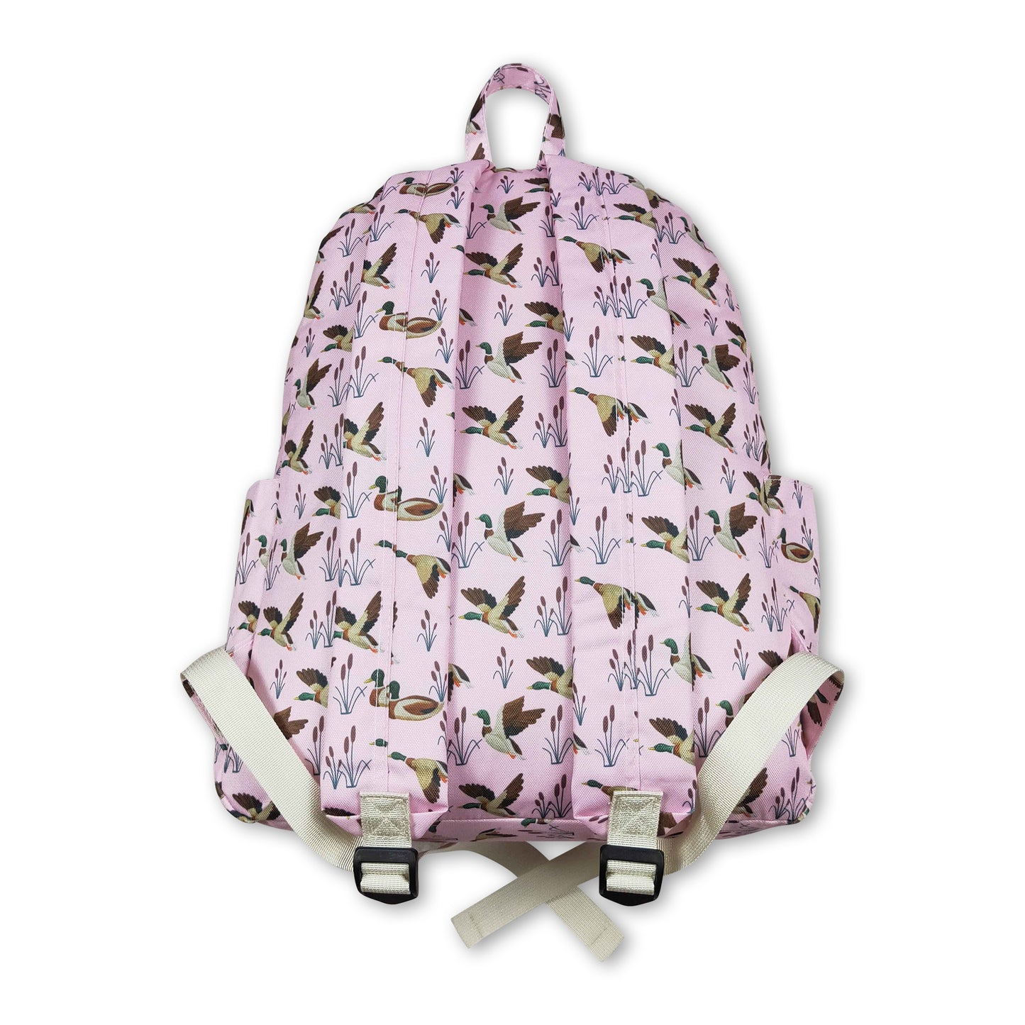 Pink duck kids girls backpack