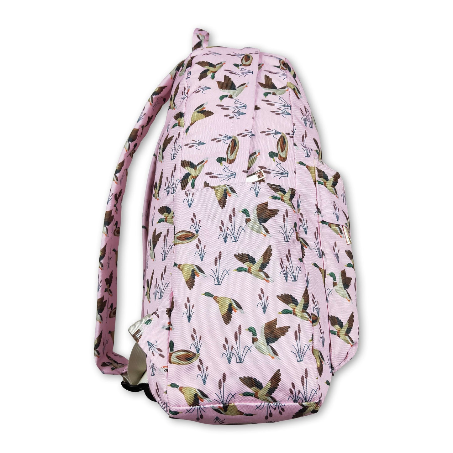 Pink duck kids girls backpack