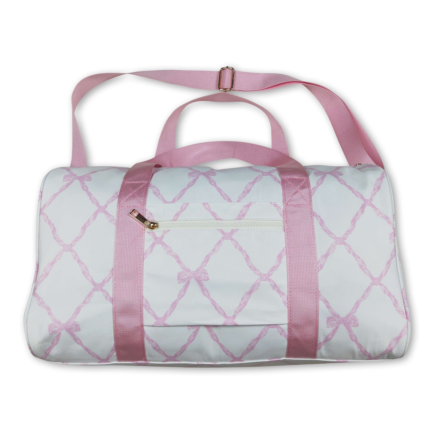 Pink bow duffel bag ship from US