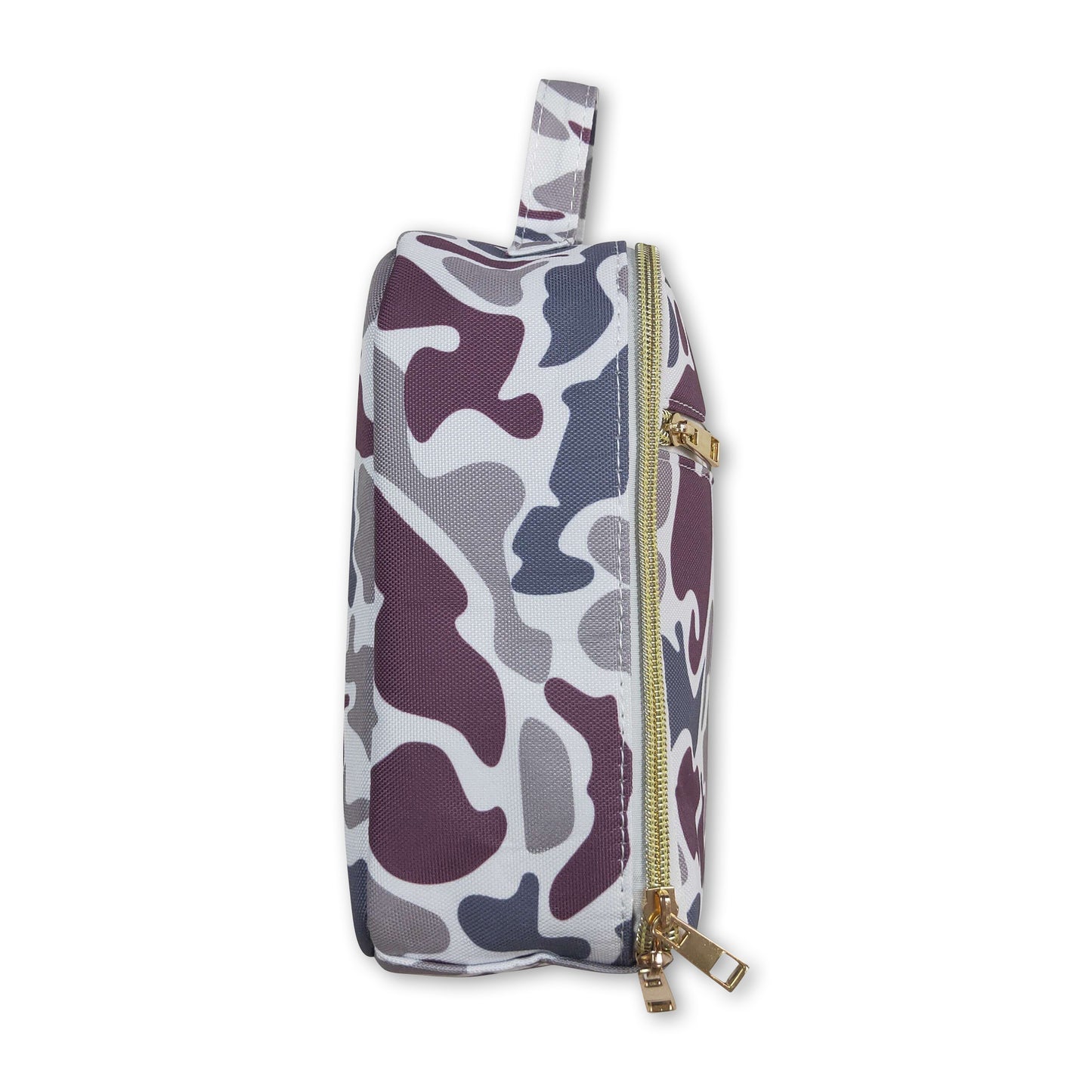 Camo print kids lunch box bag