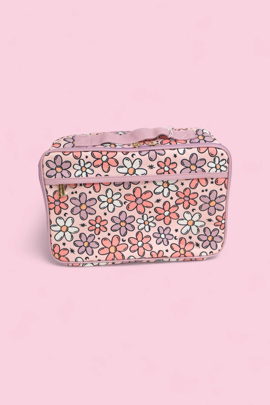 Floral cavans girls lunch box bag