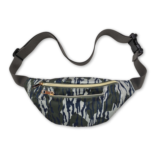 Bottomland camo print fanny pack