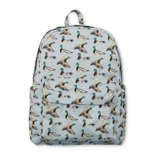 Duck pattern kids boys backpack