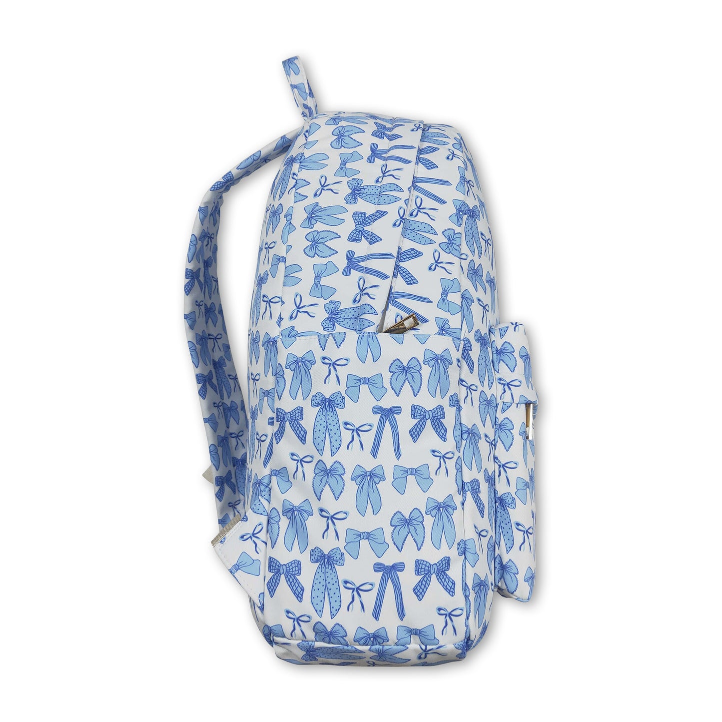 Light blue bow kids girls backpack