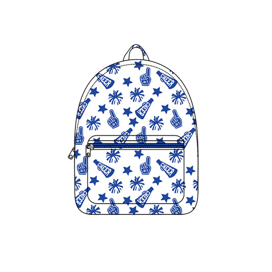Blue cheer firework stars kids girls team backpack
